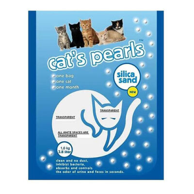 Cats Pearls Hijyenik Silika Kristal Kedi Kumu 12x3,8 Lt - 1