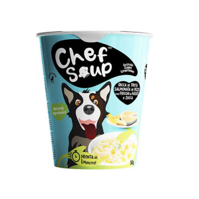 Chef Soup Somon Patates Bal Kabaklı Küçük ve Orta Irk Köpekler İçin Hazır Çorba 50 Gr - 1