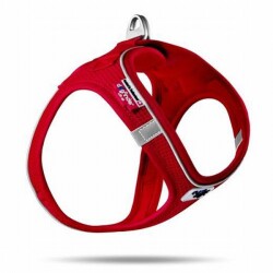 Curli Magnetic Vest Köpek Göğüs Tasması Air-Mesh Red 2XS - Curli