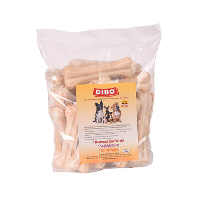 Dibo Beyaz Press Kemik Köpek Ödülü 25'li 25-55 Gr 12 Cm - 1