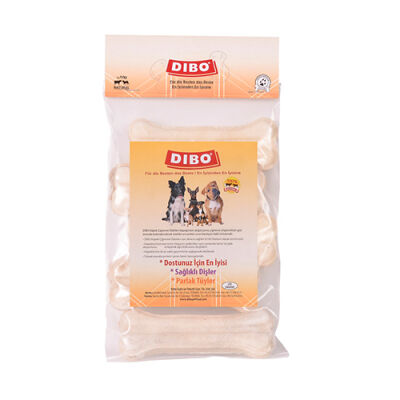 Dibo Beyaz Press Kemik Köpek Ödülü 5'li 75-80 Gr 13 Cm - 1