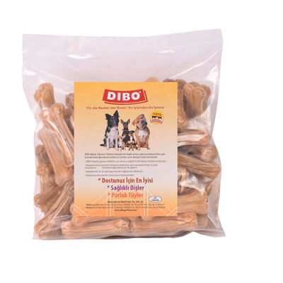 Dibo Natürel Press Kemik Köpek Ödülü 50'li 20-25 Gr 7 Cm - 1