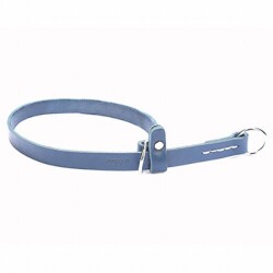 Doggie Ayarlanabilir Klasik Deri Boğma Köpek Eğitim Tasması Royalblue 1,5x40 50 Cm - Doggie