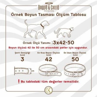 Doggie Boğma Zincir Köpek Eğitim Tasması 3x50 50 Cm - 3