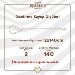 Doggie Dokuma Ayarlanabilir Eğitimci Köpek Gezdirme Tasması Mor 2x120-190 Cm - 3