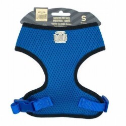 Doggie Havalı Dokuma Küçük Irk Köpek Göğüs Tasması Royalblue 1,5x25-35 Cm - Doggie