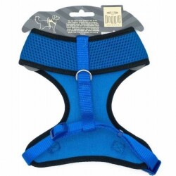 Doggie Havalı Dokuma Küçük Irk Köpek Göğüs Tasması Royalblue 1,5x35-45 Cm - 2