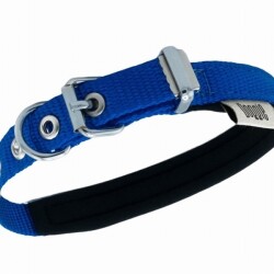 Doggie Konfor Dokuma Köpek Boyun Tasması Royalblue 1,5x20 25 Cm - 3