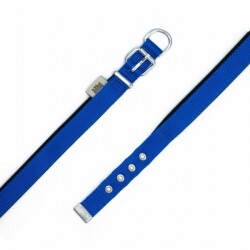 Doggie Konfor Dokuma Köpek Boyun Tasması Royalblue 2x30 35 Cm - 2