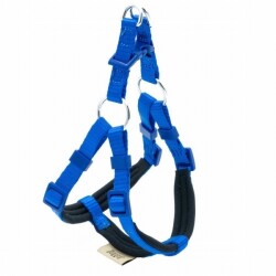 Doggie Konfor Ronin Dokuma Köpek Göğüs Tasması Royalblue 1x30 35 Cm - Doggie