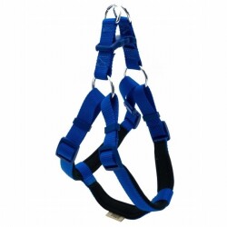 Doggie Konfor Ronin Dokuma Köpek Göğüs Tasması Royalblue 2x45-55 Cm - Doggie