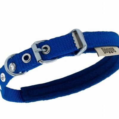 Doggie Polar Pedli Sade Dokuma Köpek Boyun Tasması Royalblue 1,5x20-25 Cm - 2