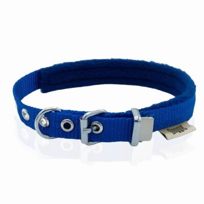 Doggie Polar Pedli Sade Dokuma Köpek Boyun Tasması Royalblue 1,5x20-25 Cm - 3