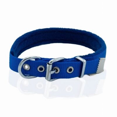 Doggie Polar Pedli Sade Dokuma Köpek Boyun Tasması Royalblue 2x35-40 Cm - 3