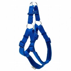 Doggie Polar Ronin Dokuma Köpek Göğüs Tasması Royalblue 2x45 55 Cm - Doggie