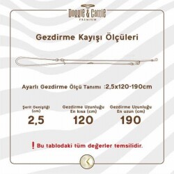 Doggie Yağlı Deri Boğma Köpek Eğitim Tasması Oil Kahverengi 1,5x30-40 Cm - 2