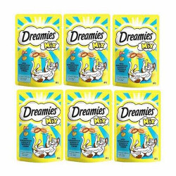 Dreamies Mix Somonlu ve Peynirli Kedi Ödülü 6x60 Gr - Dreamies