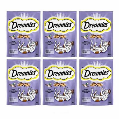 Dreamies Ördekli Kedi Ödülü 6x60 Gr - 1