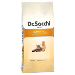 Dr.Sacchi Basic Chicken Tavuklu Yetişkin Kedi Maması 15 Kg - Dr.Sacchi