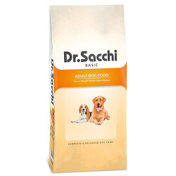 Dr.Sacchi Basic Chicken Tavuklu Yetişkin Köpek Maması 15 Kg - Dr.Sacchi