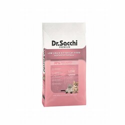 Dr.Sacchi Premium Kitten Sığır Etli ve Kuzulu Düşük Tahıllı Yavru Kedi Maması 10 Kg - Dr.Sacchi