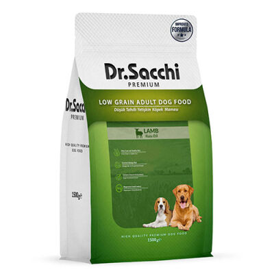 Dr.Sacchi Premium Kuzu Etli Düşük Tahıllı Yetişkin Köpek Maması 1,5 Kg - 1