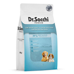 Dr.Sacchi Premium Sığır Etli ve Kuzu Etli Düşük Tahıllı Yavru Köpek Maması 1,5 Kg - Dr.Sacchi