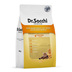 Dr.Sacchi Premium Tavuklu Düşük Tahıllı Yetişkin Kedi Maması 1 Kg - Dr.Sacchi