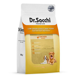 Dr.Sacchi Premium Tavuklu Düşük Tahıllı Yetişkin Köpek Maması 1,5 Kg - Dr.Sacchi