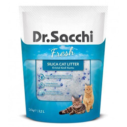 Dr.Sacchi Silica Kristal Kedi Kumu 14x3,2 Lt - Dr.Sacchi