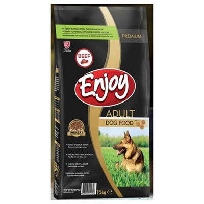 Enjoy Biftekli Yetişkin Köpek Maması 15 Kg - 1