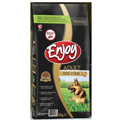 Enjoy Biftekli Yetişkin Köpek Maması 15 Kg - Enjoy