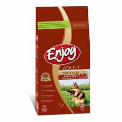 Enjoy Kuzulu ve Pirinçli Yetişkin Köpek Maması 10 Kg - Enjoy