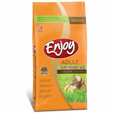 Enjoy Multi Color Yetişkin Kedi Maması 15 Kg - 1