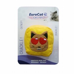 EuroCat Kedi Suratlı Küp Kedi Oyuncağı - EuroCat