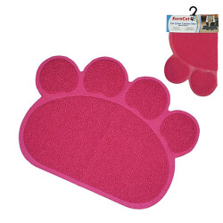 EuroCat Kedi Tuvaleti Önü Paspası Pembe 60x45 Cm - EuroCat