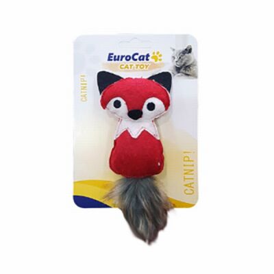 EuroCat Kırmızı Sincap Kedi Oyuncağı - 1