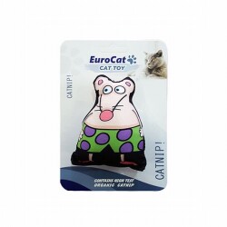 EuroCat Süper Fare Kedi Oyuncağı Beyaz 9,5 Cm - EuroCat