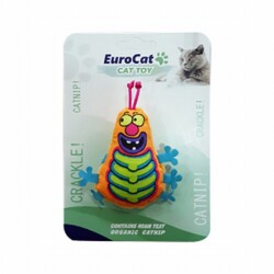 EuroCat Turuncu Tırtıl Kedi Oyuncağı - EuroCat