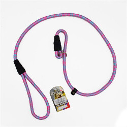 EuroDog Köpek Boğma ve Gezdirme Tasması 14 Mm 120 Cm Pembe Mavi - EuroDog