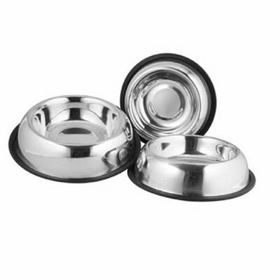 EuroDog Metal Kedi ve Küçük Irk Köpek Mama Su Kabı 16 Oz 15,5 Cm - 1