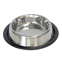 EuroDog Metal Kedi ve Küçük Irk Köpek Mama Su Kabı 8 Oz 12 Cm - EuroDog