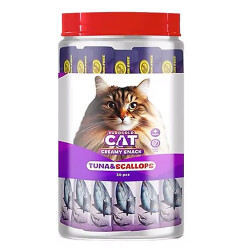 EuroGold Cat Sıvı Kedi Ödülü Ton Balıklı ve Deniz Taraklı 30x15 Gr - EuroGold