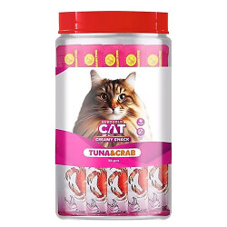 EuroGold Cat Sıvı Kedi Ödülü Ton Balıklı ve Yengeçli 30x15 Gr - EuroGold