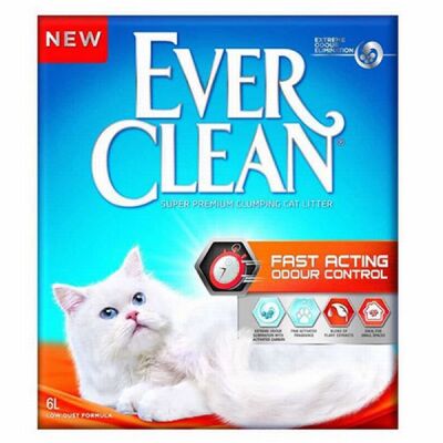 Ever Clean Fast Acting Kokulu Topaklanan Kedi Kumu 2x6 Lt - 1