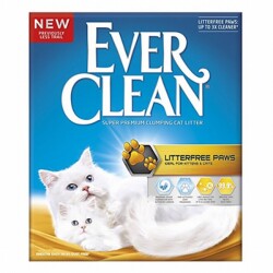 Ever Clean Litterfree Paws Patilere Yapışmayan Topaklanan Kedi Kumu 10 Lt - Ever Clean