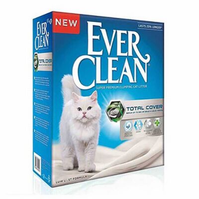 Ever Clean Total Cover Kokusuz Topaklanan Kedi Kumu 10 Lt - 1