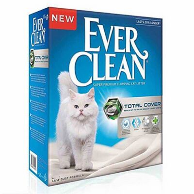 Ever Clean Total Cover Kokusuz Topaklanan Kedi Kumu 2x6 Lt - 1