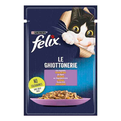 Felix Pouch Kuzu Etli Yetişkin Kedi Konservesi 26 Adet 85 Gr - 1