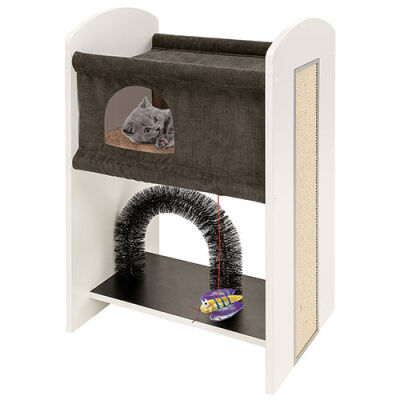 Ferplast Cat Tree Leo Kedi Tırmalama ve Oyun Evi 50x37x84 Cm - 1